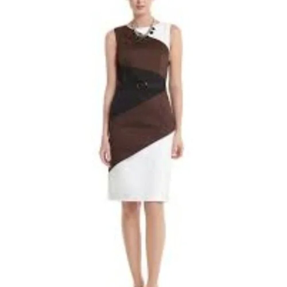 WHBM Colorblock Sheath Dress